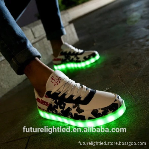 Mens and Women Fashion Colorful Battery Operated Led Shoes Light for Adults